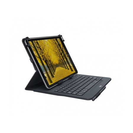 Logitech Universal-Hülle Mit Integrierter Tastatur Für 9-10'' Tablets, Schwarz