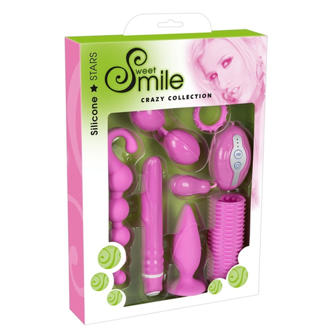 Set vibromasseur : smile crazy collection kit