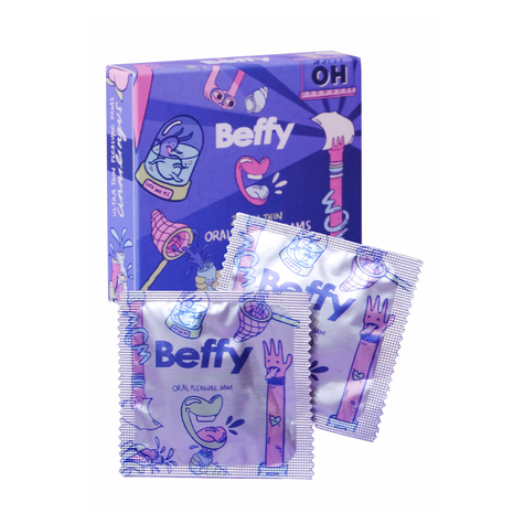 Preservatifs : beffy oral dam (2 pcs)