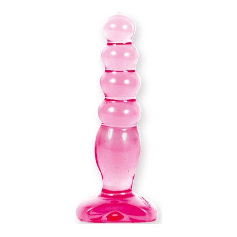 Plug anal : crystal jellies anal delight rose.
