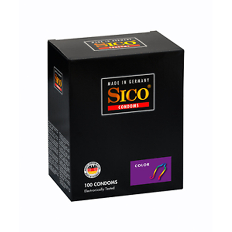 Sico colour 100 préservatifs