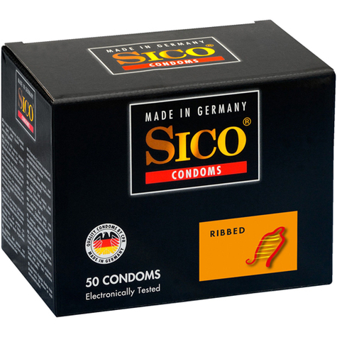 Sico Ribbed 50 Kondome