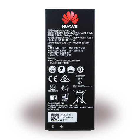 Huawei hb4342a1rbc batterie lithium ion polymère ascend y6