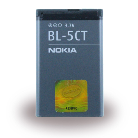 Nokia Bl-5ct Li-Ion Akku 6303i Classic 1050mah