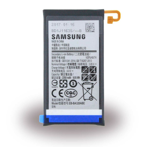 Samsung Eb-Ba320abe Batteria Agli Ioni Di Litio A320f Galaxy A3 (2017) 2350mah