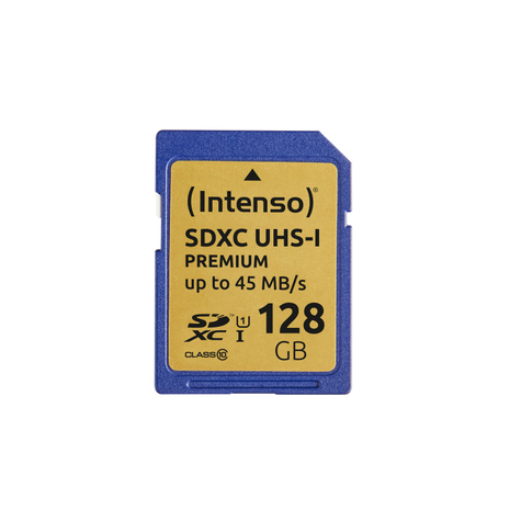 Scheda Di Memoria Intenso Secure Digital Sd Classe 10 Uhs-I 128 Gb