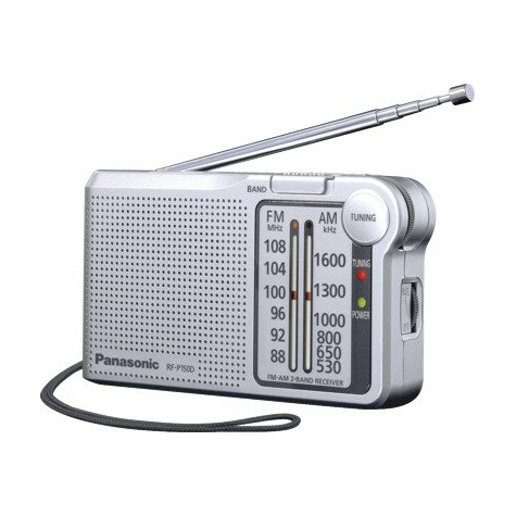 Panasonic Rf-P150deg9-S Tragbares Radio Silber