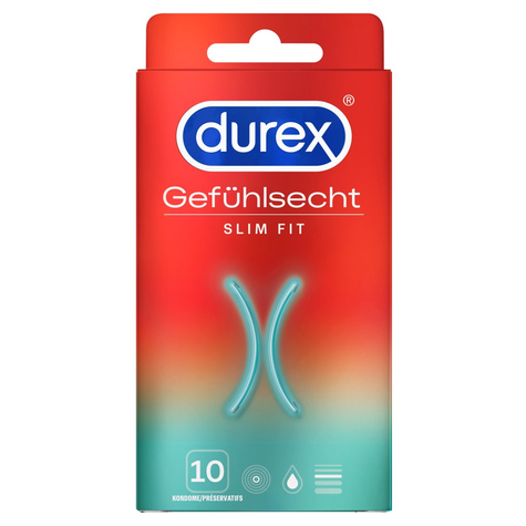 Durex Sensitive Slim Fit 10