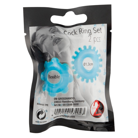 Penisring Cock Ring Set 2 Pcs.