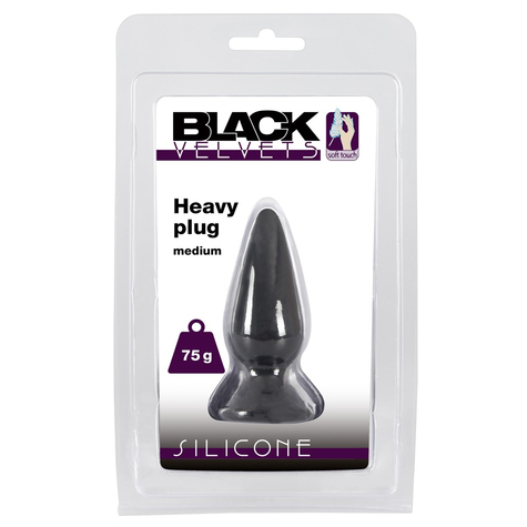 Analplug Black Velvets Heavy Plug M 75g