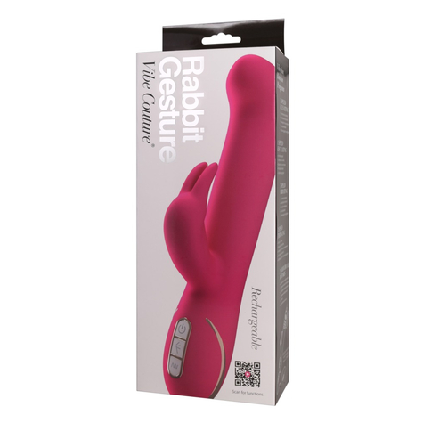 Vibrator Mit Klitorisreizer Rabbit Gesture Pink