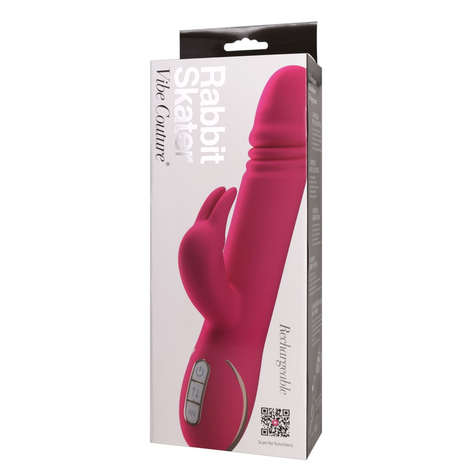 Vibrator Mit Klitorisreizer Rabbit Skater Pink