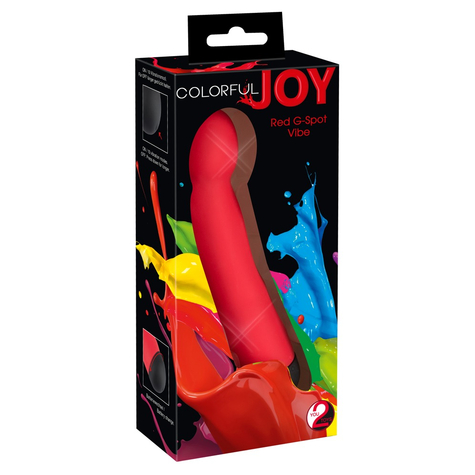 Vibrator Colorful Joy Red G-Spot Vibe