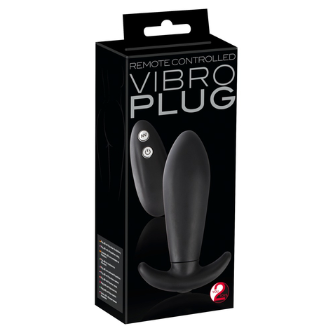 Vibrierender Analplug Y2t Black Rc Vibro Plug