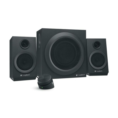 Logitech Z333 2.1 Multimedia Stereo Lautsprechersystem Mit Subwoofer 980-001202