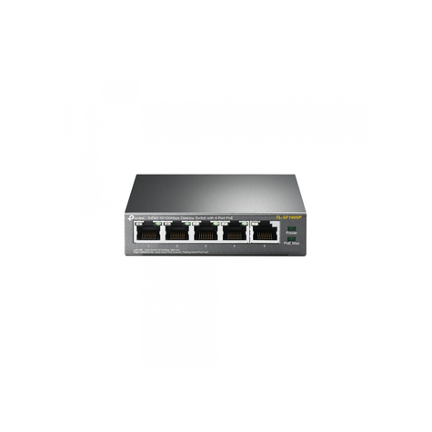 Tp-Link Tl-Sf1005p 5 Porte Desktop Fast Ethernet Switch Non Gestito Poe