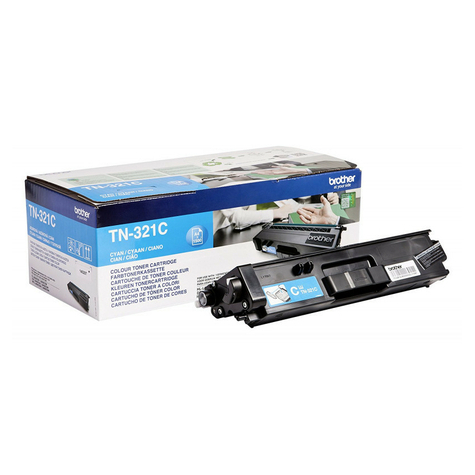 Brother tn-321c toner cyan 1.500 pages