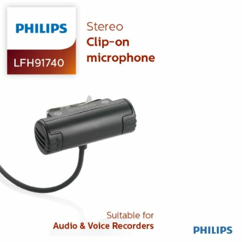 Philips Lfh 91740 Ansteckmikrofon Stereo