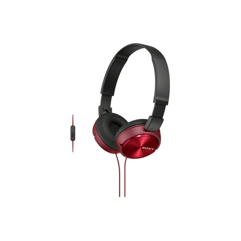 Sony Mdr-Zx310r On Ear Kopfhörer -Rot