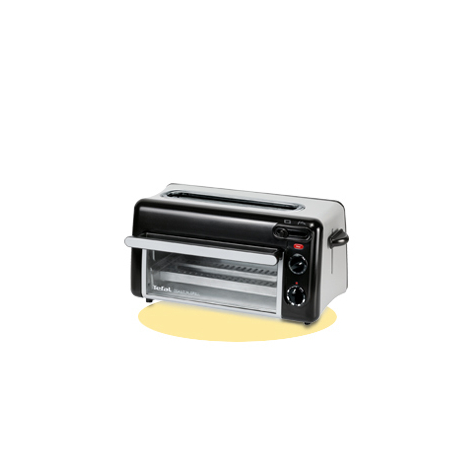 Tefal Tl 6008 Tostapane Con Mini Forno Toast N Grill Nero / Alluminio Opaco