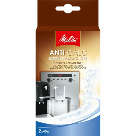 Melitta Anti Calc Espresso Machines - Decalcificante Per Macchine Completamente Automatiche (2x40g)