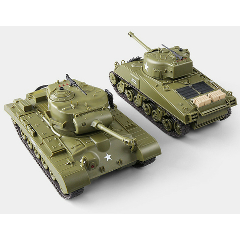 rc panzer battle 2er set infrarot kampfsystem gefechtssimulation 1:30 von heng long