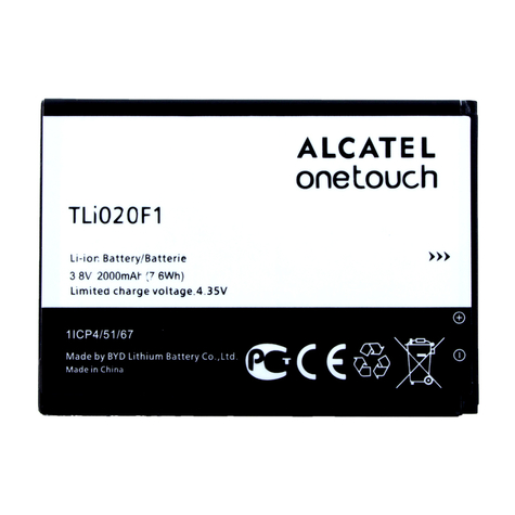 Alcatel Batteria Originale Tli20f1 One Touch Pop C7 Ot-7040 E Ot-7041- 2000mah