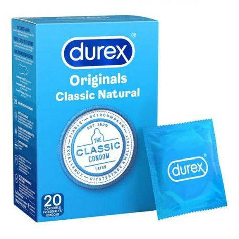 Durex Classic Natural 20 Pezzi