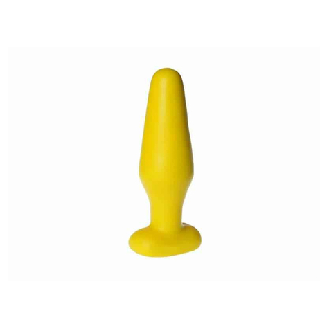 Atelier wilhelm butt plug klein, gelb, 4.1 x 12.5 cm