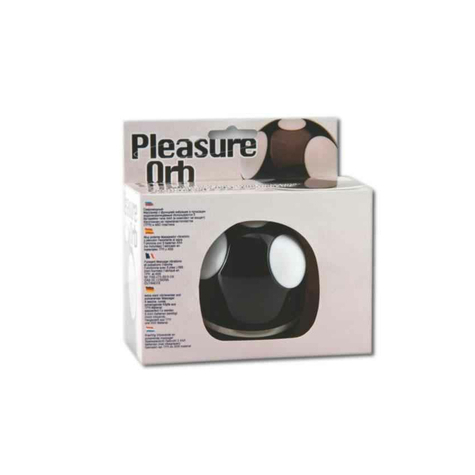 Pleasure Orb Massager, Waterproof, Vibr. &Pulsating, Tpr, Black