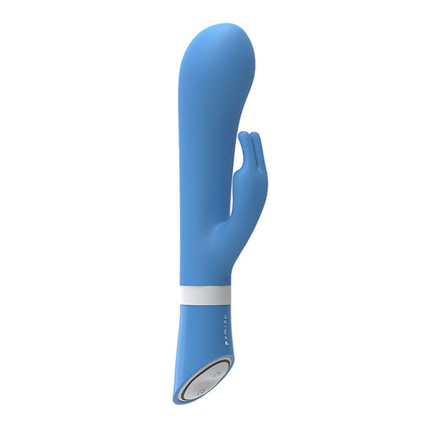 Bwild deluxe bunny vibrateur, 6 fonctions, silicone, bleu, 19, 3cm