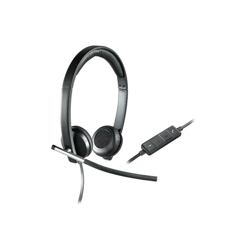 Auricolare Logitech Usb Headset Stereo H650e 981-000519