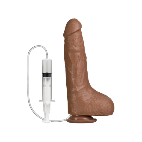 Dildo Realistisch:Squirting Realistic Cock 1 Oz. Nut Butter Brown