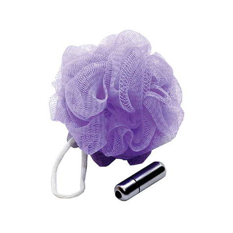 Vibromasseur mini : mesh sponge vibrating violet