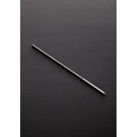 Urethral Toys:Dip Stick Ribbed  (4x240mm)