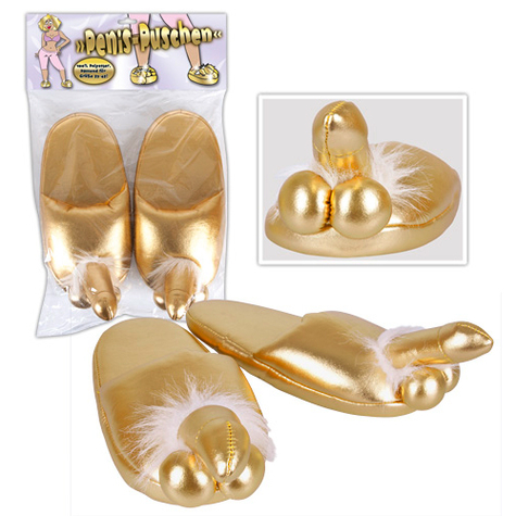 Nouveautes : golden penis slippers