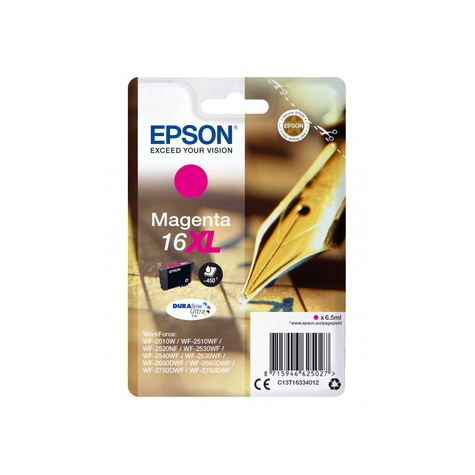 Epson 16xl Original Print Cartridge Magenta T1633