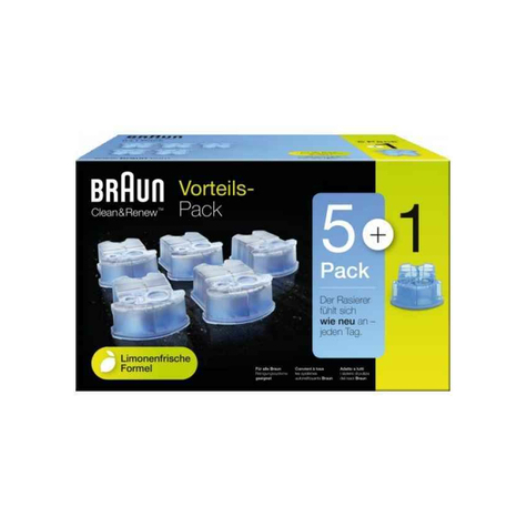Braun Clean&Renew Cc-System Cartucce Di Pulizia - Promo Pack 5+1
