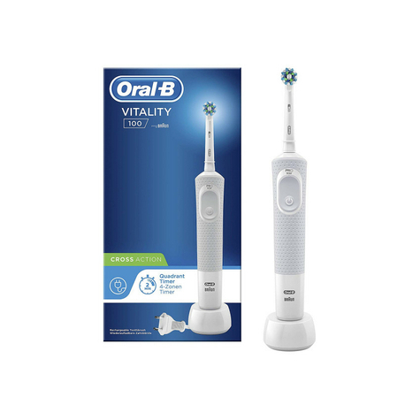 Oral-B Vitality 100 Crossaction Elektrische Zahnbürste Weiß