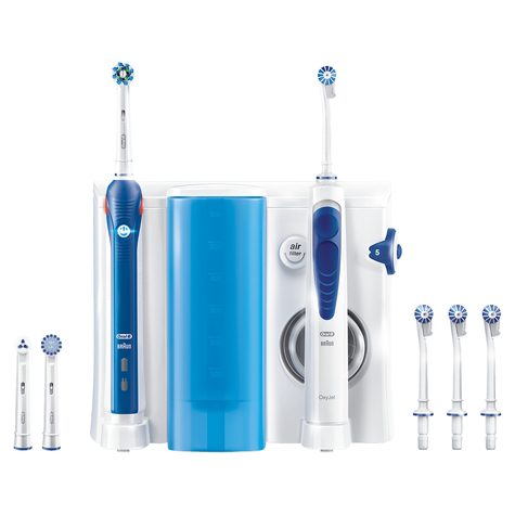 Oral-B Mundpflege-Center Mit Pro 2000 Elektrische Zahnbürste+Oxyjet Munddusche