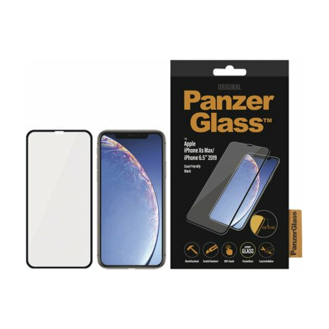 panzerglass apple iphone xs max/11 pro max case friendly edge-to-edge, black