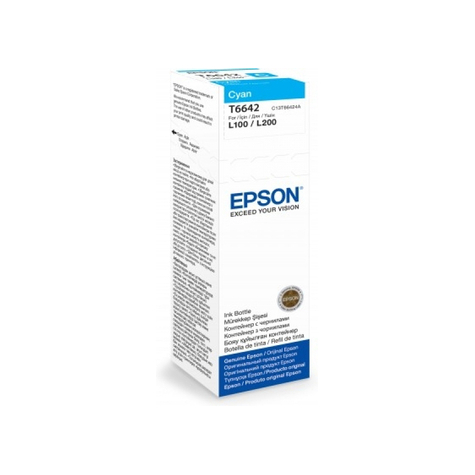 Epson T6642 Original Cyan Epson L100/L110/L200/L300/L355/L550 1 Stück(E) 62 Mm 145 Mm