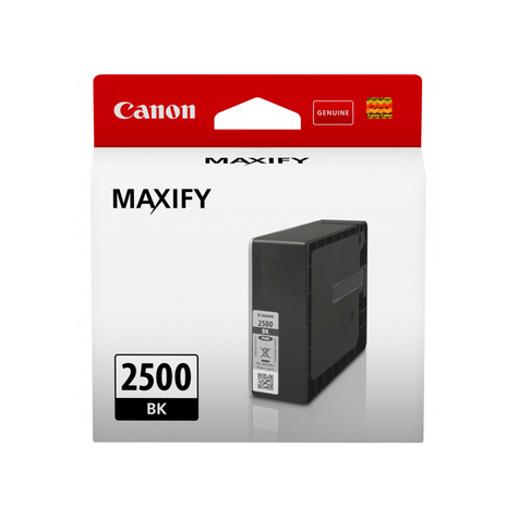 Canon Pgi-2500bk - Originale - Inchiostro A Base Di Pigmento - Nero - Canon - Maxify Mb5350 Maxify Mb5150 Maxify Mb5455 Maxify Mb5450 Maxify Mb5050 Maxify Mb5155 Maxify Ib4050... 29,1 Ml