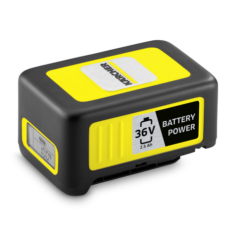 kärcher 2.445-030.0 batterie/akku lithium-ion (li-ion) 2,4 ah 36 v kärcher schwarz gelb