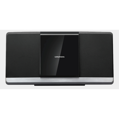 Grundig wms 3000 bt dab système micro audio domestique noir uniforme 20 w dab+,fm 3,5 mm