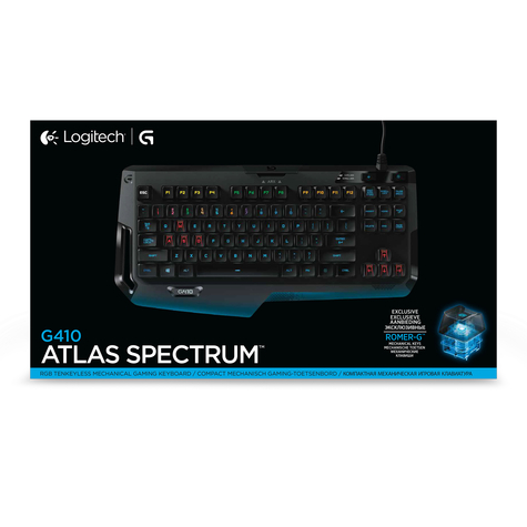 Logitech Gaming G410 Atlas Spectrum - Tastiera - Usb