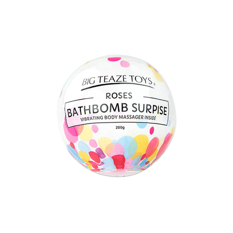 Bath Bomb Surprise W/ Vibrating Bullet Rose