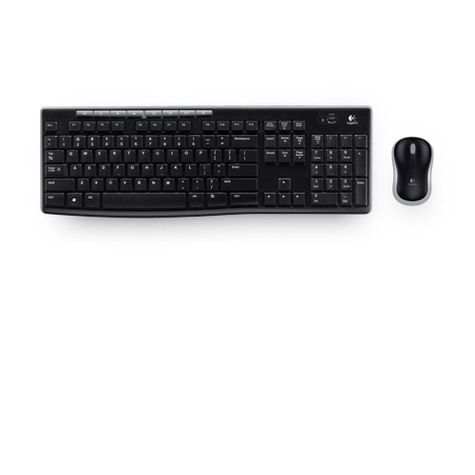 Logitech Wireless Combo Mk270 Tastatur-Und-Maus-Set Drahtlos
