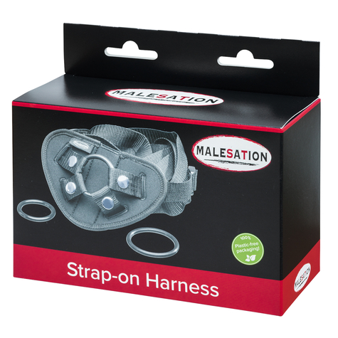 Malesation strap-on harness