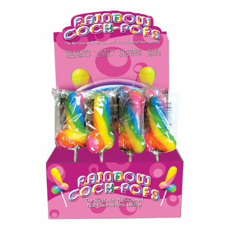 Rainbow Cock Pop (12er Display)